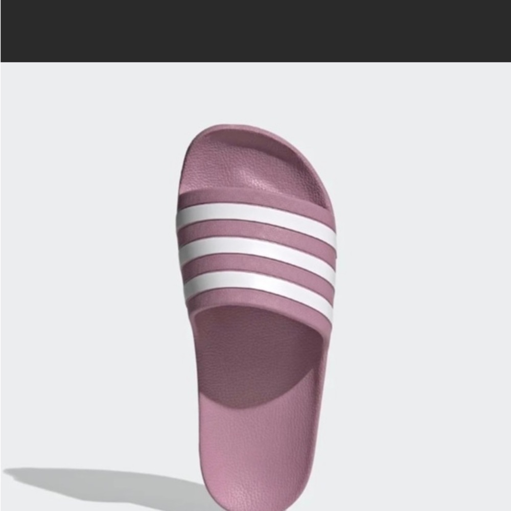 New adidas Adilette Aqua Slides Women's Cherry Metallic